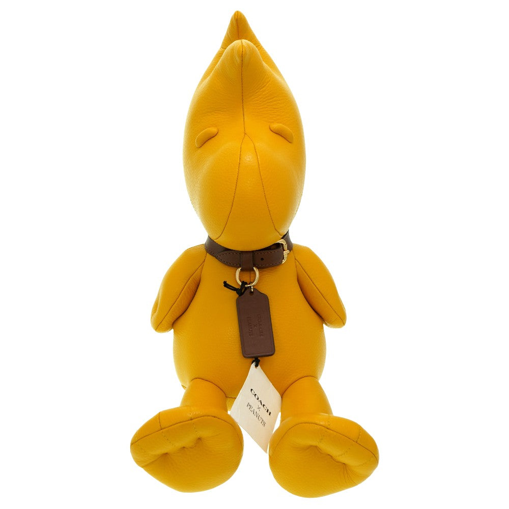 新品同様 コーチ PEANUTS ウッドストック ドール ぬいぐるみ レザー オウカー 0039【中古】COACH スヌーピー