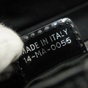 新品同様 ディオール サドル トロッター ビーズ スパンコーツ ショルダーバッグ キャンバス ブラック 黒 0049【中古】Dior