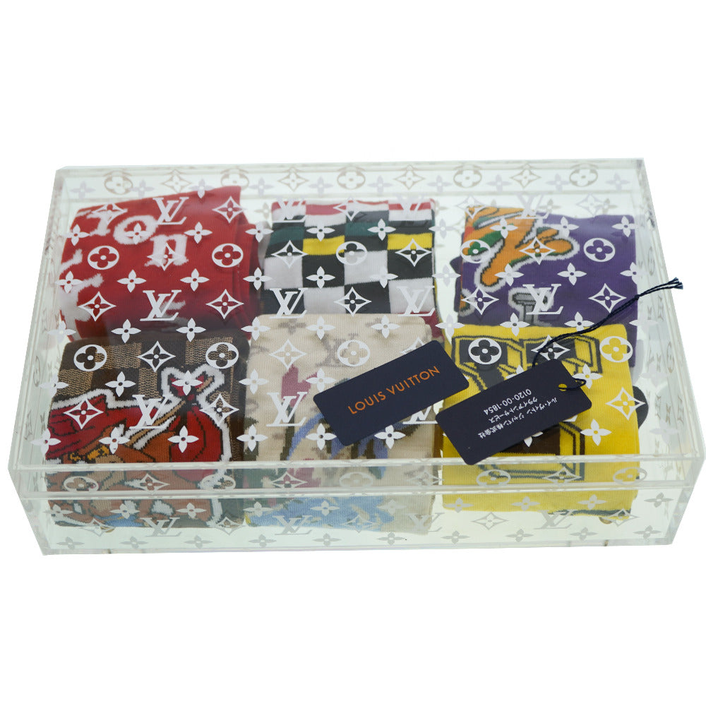 新品同様 ルイヴィトン ショセット LV アーカイヴ ソックス セット MP3405 靴下 LV 0054【中古】LOUIS VUITTON