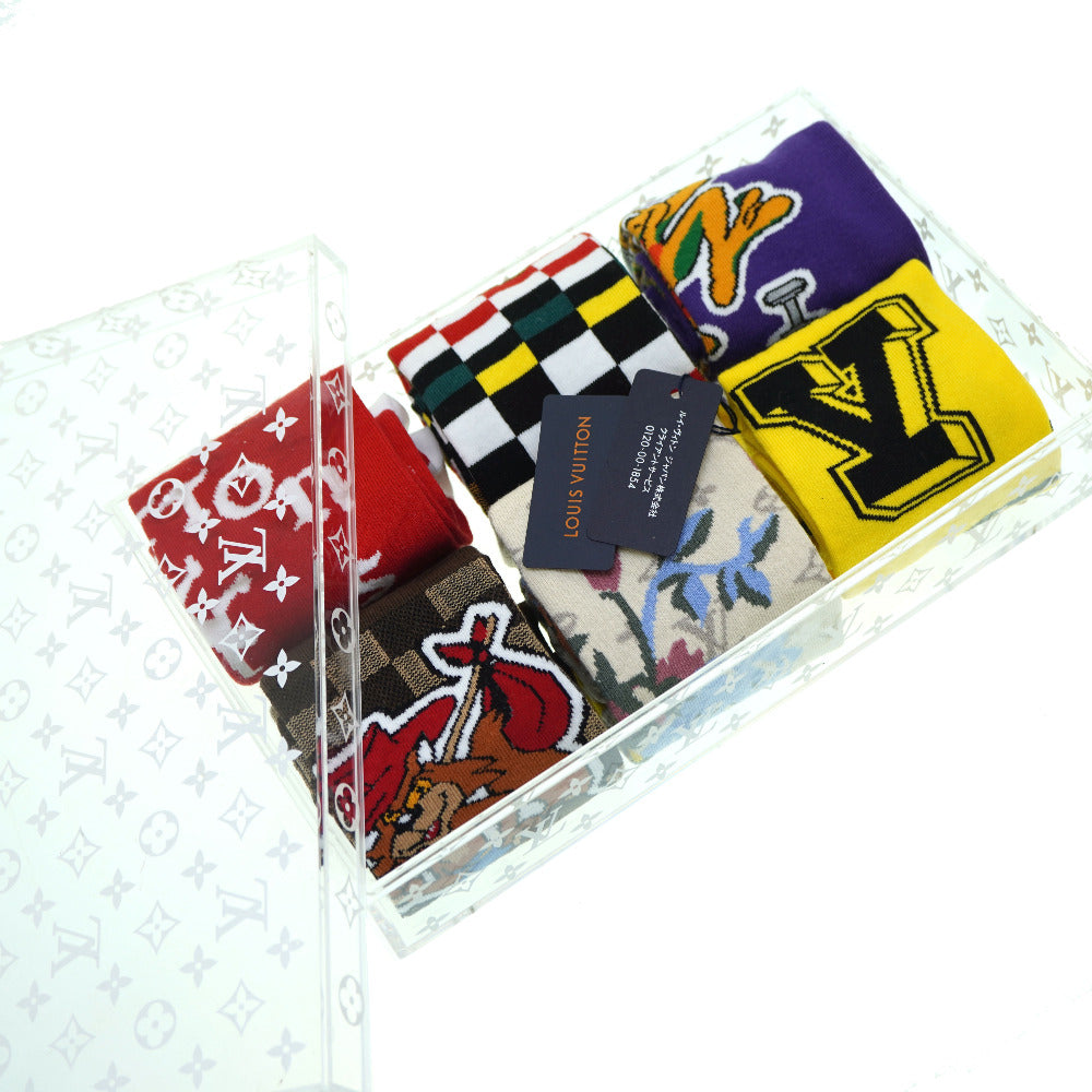 新品同様 ルイヴィトン ショセット LV アーカイヴ ソックス セット MP3405 靴下 LV 0054【中古】LOUIS VUITTON