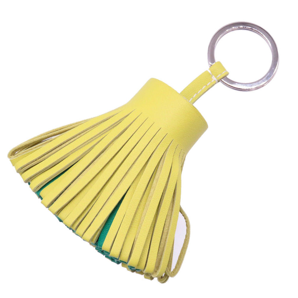 未使用 エルメス カルメン ライム ミント アミューミロ キーホルダー バッグチャーム 0060 【中古】 HERMES