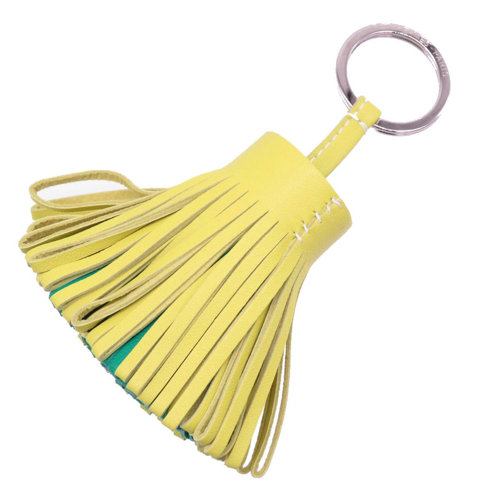 未使用 エルメス カルメン ライム ミント アミューミロ キーホルダー バッグチャーム 0060 【中古】 HERMES