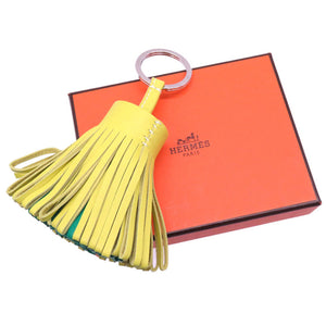 未使用 エルメス カルメン ライム ミント アミューミロ キーホルダー バッグチャーム 0060 【中古】 HERMES