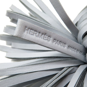 美品 エルメス カルメン ブルーブリュム アミューミロ キーホルダー バッグチャーム 青 0061 【中古】 HERMES