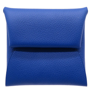 未使用 エルメス バスティア エバーカラー ブルーアガット U刻印(2022年製) コインケース 小銭入れ 財布 青 0062 【中古】 HERMES