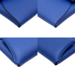 未使用 エルメス バスティア エバーカラー ブルーアガット U刻印(2022年製) コインケース 小銭入れ 財布 青 0062 【中古】 HERMES