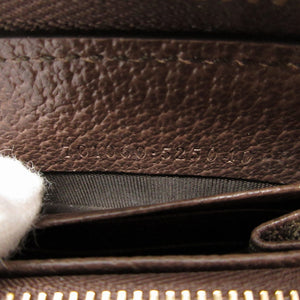 未使用 グッチ 701060 GGスプリーム ばなにゃ コラボ ベージュ ラウンドファスナー長財布 財布 0075【中古】GUCCI