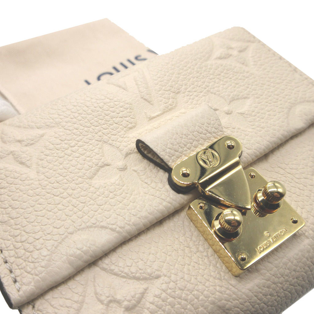 美品 ルイヴィトン モノグラム アンプラント M81071 ポルトフォイユ メティス ICチップ クレーム 0083【中古】LOUIS VUITTON