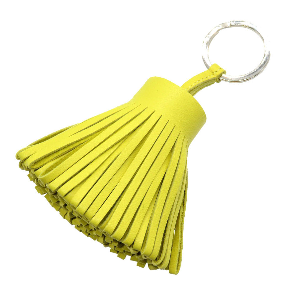 未使用 エルメス カルメン アミューミロ ライム キーホルダー バッグチャーム 0103 【中古】 HERMES