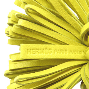 未使用 エルメス カルメン アミューミロ ライム キーホルダー バッグチャーム 0103 【中古】 HERMES