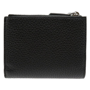 新品同様 プラダ レザー ブラック 2ML049 二つ折り財布 財布 黒 0121 【中古】 PRADA メンズ