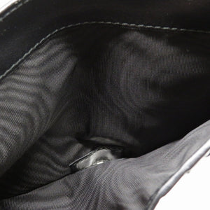 新品同様 プラダ レザー ブラック 2ML049 二つ折り財布 財布 黒 0121 【中古】 PRADA メンズ