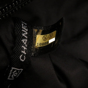 新品同様 シャネル スポーツライン ナイロン ブラック 10番台 ショルダーバッグ バッグ 黒 0139 【中古】 CHANEL