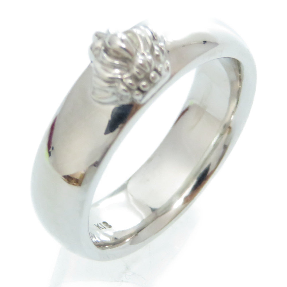 美品 ジャスティンデイビス クラウン K18WG リング ホワイトゴールド 指輪 11号 アクセサリー 0034【中古】Justin Davis