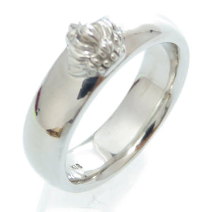 美品 ジャスティンデイビス クラウン K18WG リング ホワイトゴールド 指輪 11号 アクセサリー 0034【中古】Justin Davis