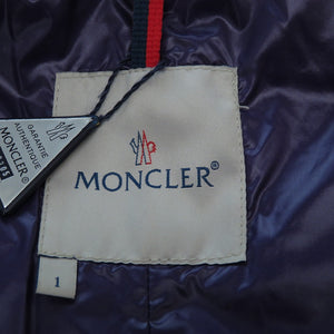 モンクレール スペシャルワッペン ダウンベスト ナイロン/ダウン パープル 0204【中古】MONCLER レディース
