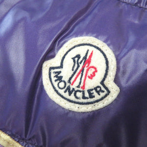 モンクレール スペシャルワッペン ダウンベスト ナイロン/ダウン パープル 0204【中古】MONCLER レディース