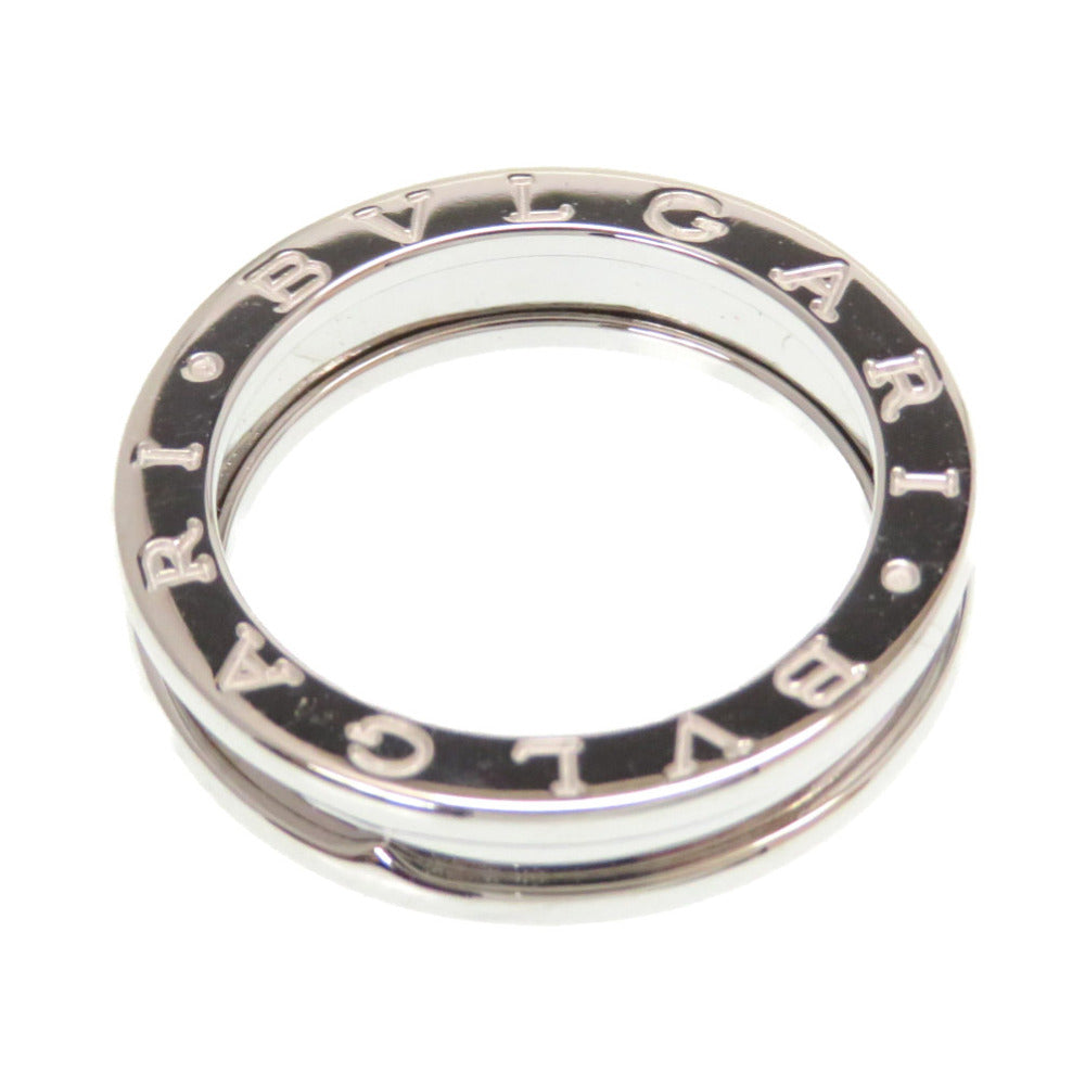 新品同様 SAランク 業者販売 ブルガリ B-ZERO1 1バンド #53 リング K18WG 750WG 13号 ホワイトゴールド 指輪 BVLGARI 2号店