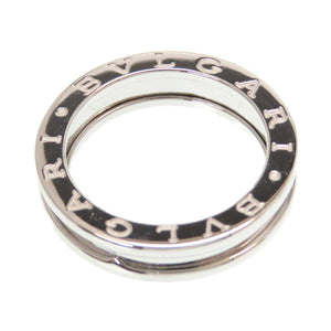 新品同様 SAランク 業者販売 ブルガリ B-ZERO1 1バンド #53 リング K18WG 750WG 13号 ホワイトゴールド 指輪 BVLGARI 2号店