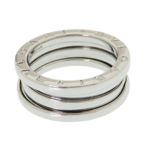 新品同様 SAランク 業者販売 ブルガリ B-ZERO1 2バンド #53 リング K18WG 750WG 13号 ホワイトゴールド 指輪 BVLGARI 2号店