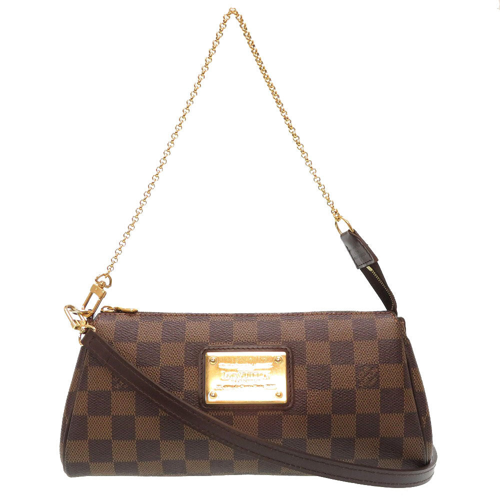 ABランク 割れなし ルイ ヴィトン エヴァ ダミエ エベヌ N55213 2WAY ハンドバッグ 業者販売 バッグ LV LOUIS VUITTON