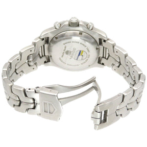 タグホイヤー リンク アイルトン・セナ モデル クロノグラフ CT5114 自動巻き 腕時計 SS ブラック 黒文字盤 0264【中古】TAG HEUER メンズ