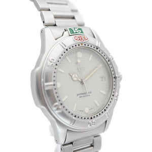 タグホイヤー 4000シリーズ プロフェッショナル 200M 999.706K クオーツ 腕時計 SS グレー文字盤 0019【中古】TAG HEUER メンズ