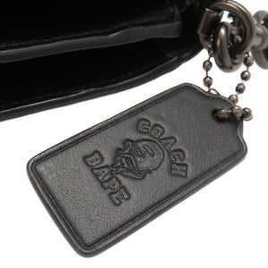 新品同様 コーチ エイプ ショルダーバッグ PVC/レザー グリーン 緑 0028【中古】COACH