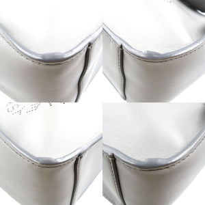 美品 ステラマッカートニー ステラロゴ ミニクロスボディ ポリウレタン ポリエステル シルバー金具 グレー ショルダーバッグ 0010【中古】STELLA McCARTNEY