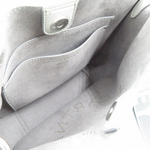 美品 ステラマッカートニー ステラロゴ ミニクロスボディ ポリウレタン ポリエステル シルバー金具 グレー ショルダーバッグ 0010【中古】STELLA McCARTNEY