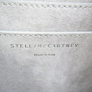 美品 ステラマッカートニー ステラロゴ ミニクロスボディ ポリウレタン ポリエステル シルバー金具 グレー ショルダーバッグ 0010【中古】STELLA McCARTNEY