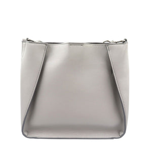 美品 ステラマッカートニー ステラロゴ ミニクロスボディ ポリウレタン ポリエステル シルバー金具 グレー ショルダーバッグ 0010【中古】STELLA McCARTNEY