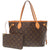 Bランク 割れなし 業者販売 モノグラム ネヴァーフルPM ルイ ヴィトン M41000 ポーチ付 トートバッグ LV LOUIS VUITTON 2号店