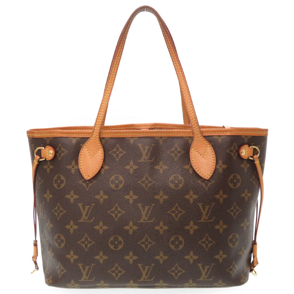 Bランク 割れなし 業者販売 モノグラム ネヴァーフルPM ルイ ヴィトン M41000 ポーチ付 トートバッグ LV LOUIS VUITTON 2号店