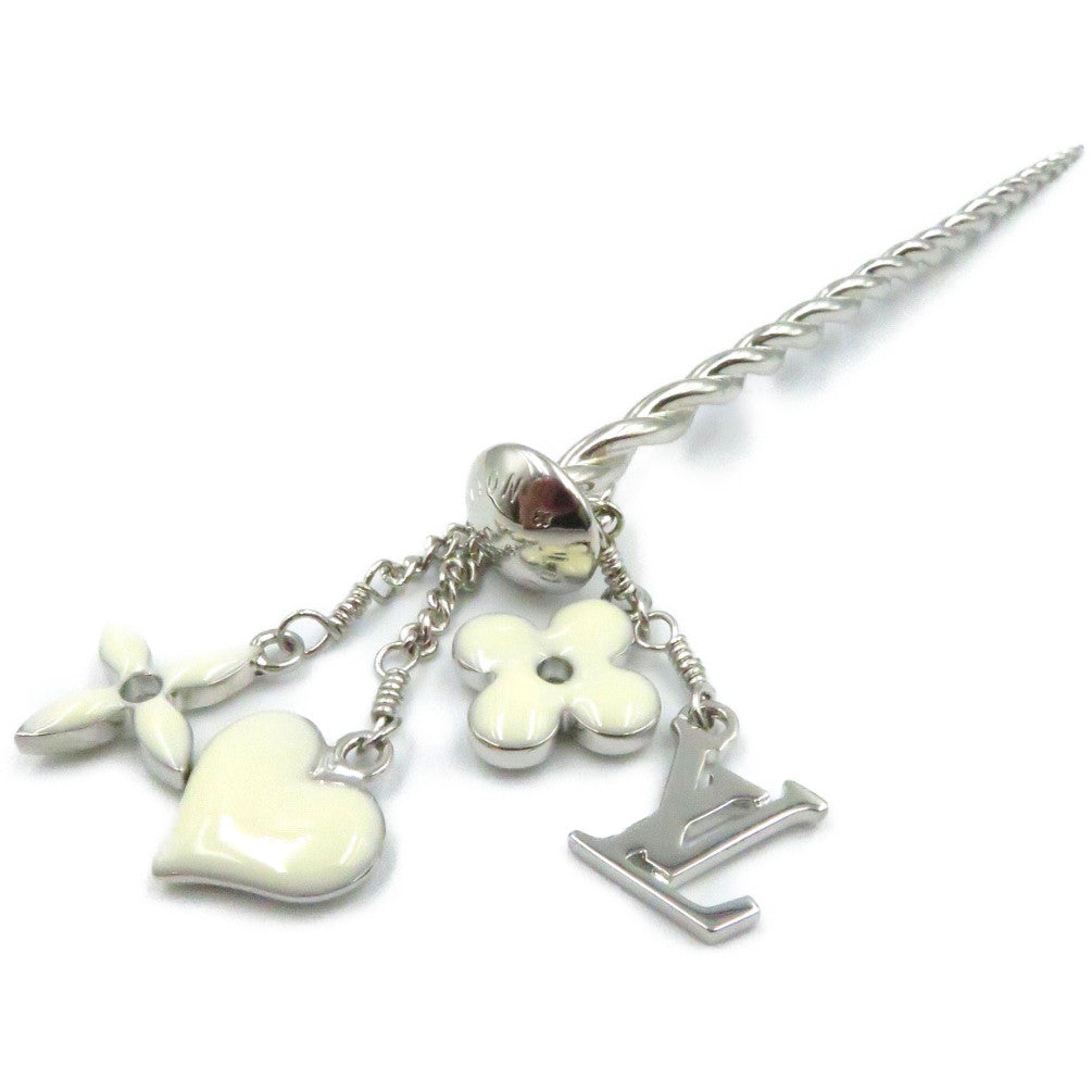 新品同様 スウェ―ト モノグラム ピック シュヴ― かんざし シルバー メタル  0115【中古】LOUIS VUITTON