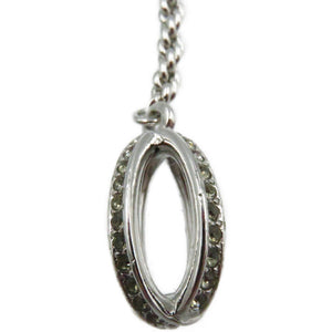 美品 バーバリーズ ヴィンテージ ストーン シルバー メッキ ネックレス アクセサリー 0225 【中古】 BURBERRY バーバリー