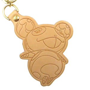 美品 ルイヴィトン ポルトクレ・パンダ 村上隆 コラボ M62637 キーホルダー ベージュ レザー LV 0211 【中古】LOUIS VUITTON