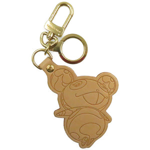 美品 ルイヴィトン ポルトクレ・パンダ 村上隆 コラボ M62637 キーホルダー ベージュ レザー LV 0211 【中古】LOUIS VUITTON