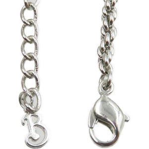 美品 バーバリーズ ヴィンテージ ストーン シルバー メッキ ネックレス アクセサリー 0225 【中古】 BURBERRY バーバリー