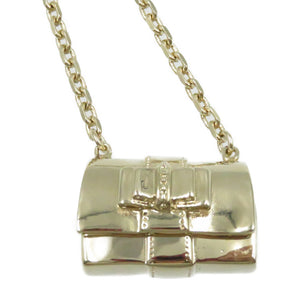 クリスチャン ルブタン バッグ モチーフ ネックレス ゴールド メタル アクセサリー 0258【中古】Christian Louboutin