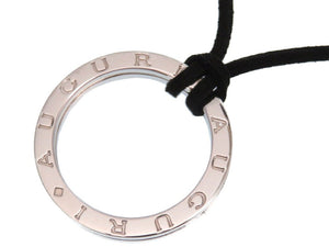 希少 美品 ブルガリ AUGURI クリスマス 限定 キーリング ネックレス チョーカー シルバー925 アクセサリー J0010 【中古】 BVLGARI