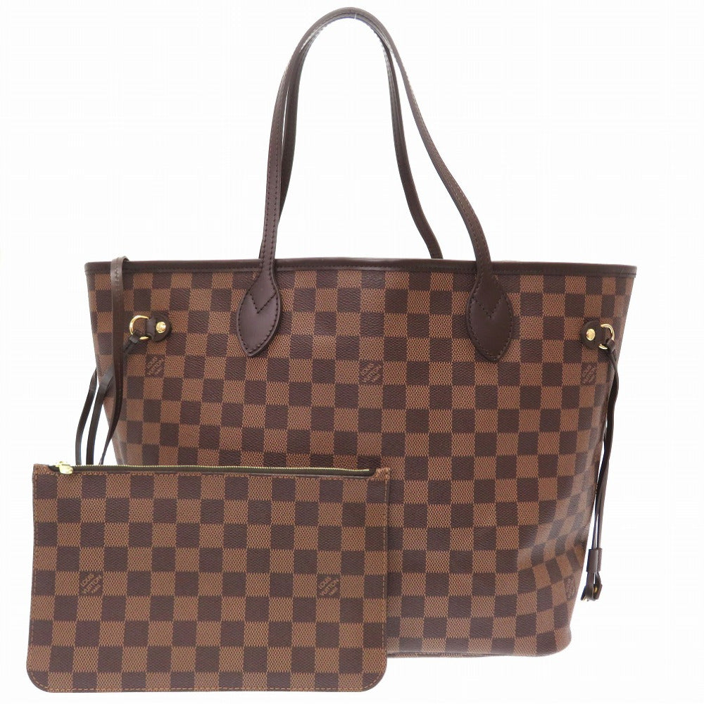 SAランク 割れなし 業者販売 ネヴァーフルMM ダミエ ルイ ヴィトン N41358 トートバッグ バッグ LV LOUIS VUITTON 2号店