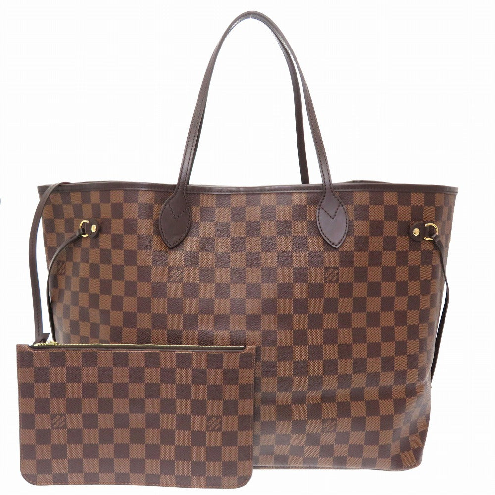 ABランク 割れなし 業者販売 ネヴァーフルGM ダミエ ルイ ヴィトン N41357 トートバッグ バッグ LV LOUIS VUITTON 2号店