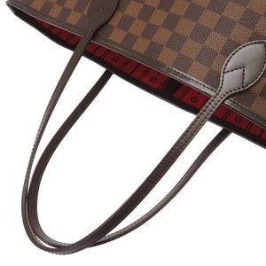 SAランク 割れなし 業者販売 ネヴァーフルMM ダミエ ルイ ヴィトン N51105 トートバッグ バッグ LV LOUIS VUITTON 2号店