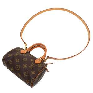 ABランク 割れなし 業者販売 ルイ ヴィトン モノグラム ミニスピーディ M41534 2WAY ハンドバッグ バッグ LV LOUIS VUITTON 2号店