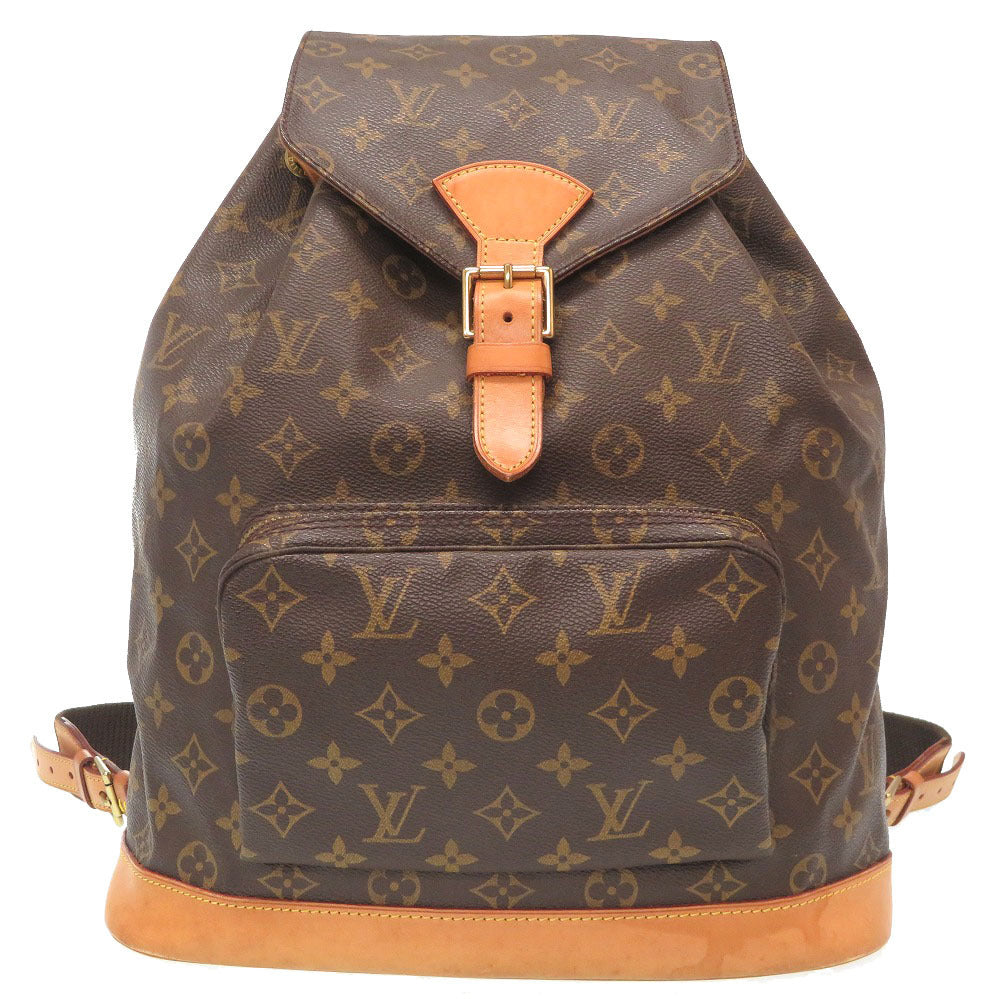 Bランク 業者販売 モノグラム モンスリGM ルイ ヴィトン M51135 リュックサック バッグ LV LOUIS VUITTON