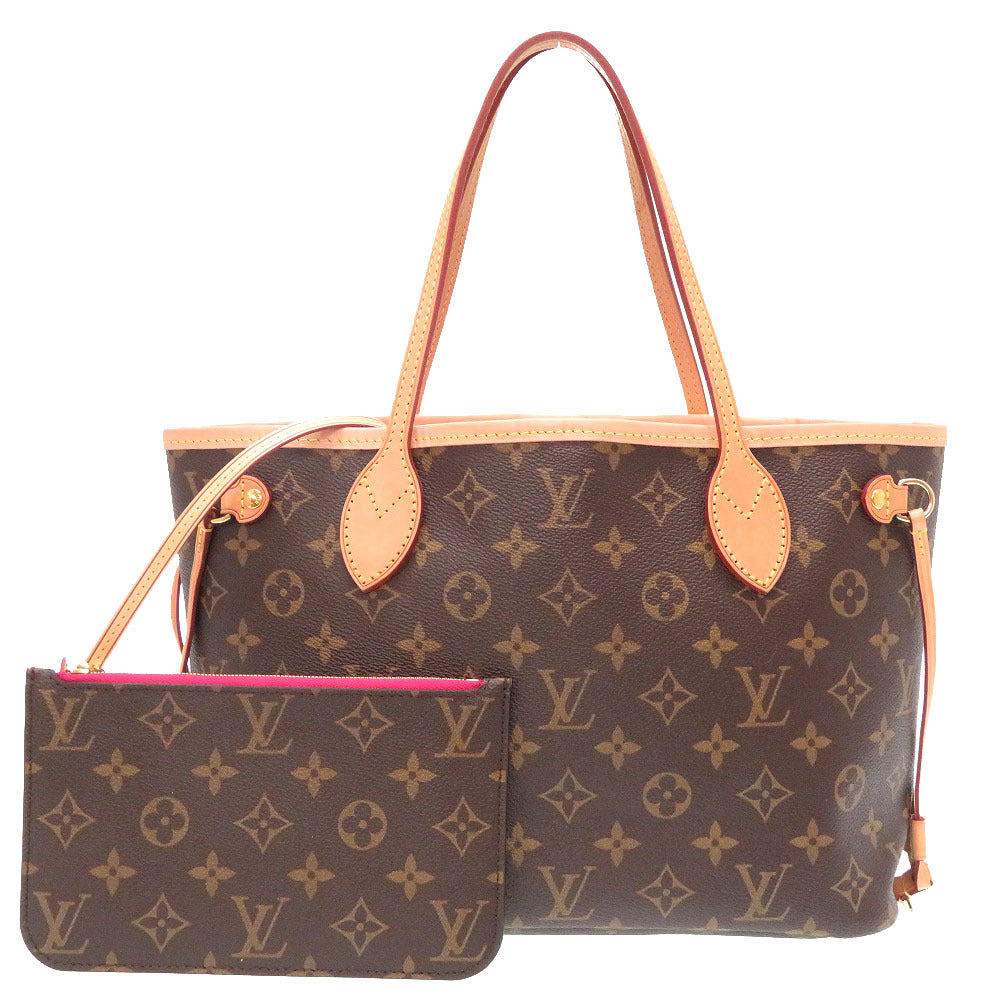 Aランク 業者販売 新型 ネヴァーフルPM ポーチ付き モノグラム ピヴォワンヌ ルイ ヴィトン M41245 トートバッグ バッグ LOUIS VUITTON
