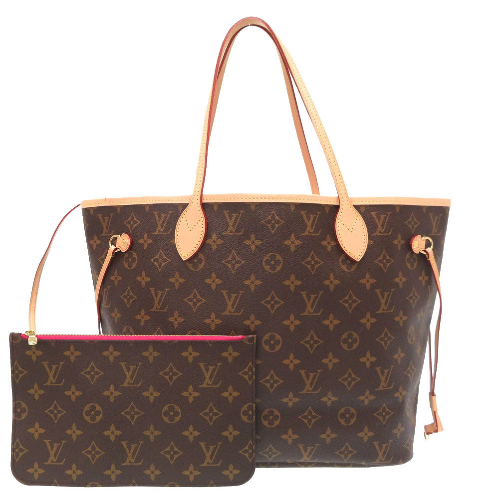 SAランク 業者販売 新型 ネヴァーフルMM ポーチ付 モノグラム ピヴォワンヌ ルイ ヴィトン M41178 トートバッグ バッグ LOUIS VUITTON