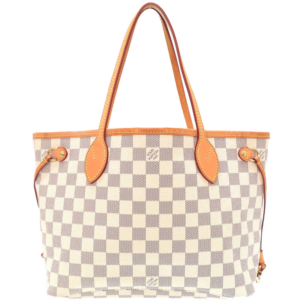 美品 ルイ・ヴィトン
 ネヴァーフルPM ダミエ アズール N51110 トートバッグ
 ダミエアズールキャンバス/ダミエアズールキャンバス ホワイト LV A000
【中古】LOUIS VUITTON レディース