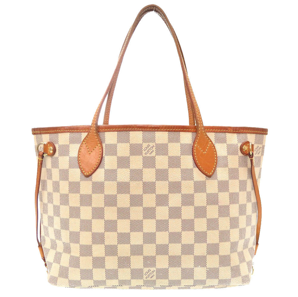 Dランク 業者販売 旧型 ネヴァーフルPM ダミエ アズール ルイ ヴィトン N51110 トートバッグ バッグ LV LOUIS VUITTON